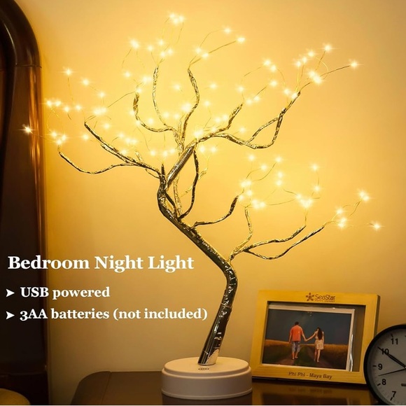 LED Fairy Light Tree Lamp - Picture 3 of 3